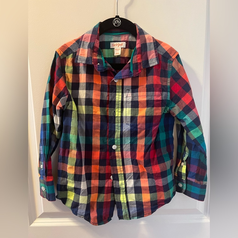 Boys Button Down Shirt XS
